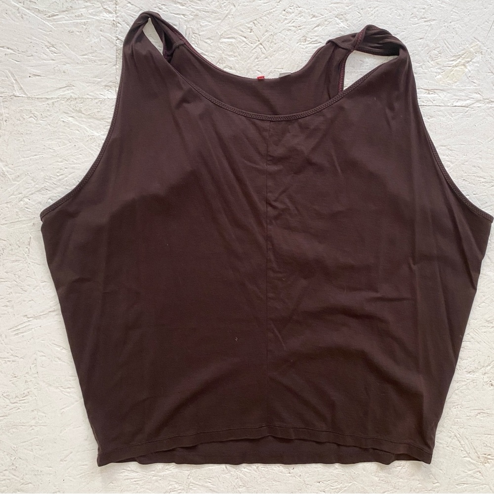 Boho Uniqlo draped, flowy tank top